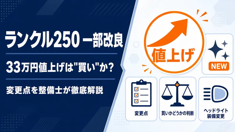 【2026年4月改良】ランクル250 一部改良を整備士が徹底解説|33万円値上げは"買い"か?変更点全まとめ